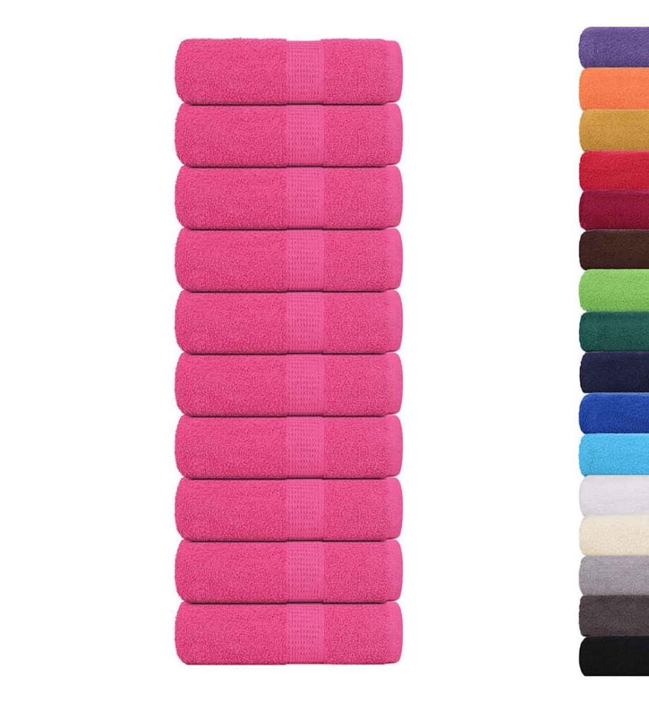 Waschtücher FROGN 10 Stk. Rosa 30x30 cm 360 g/m²