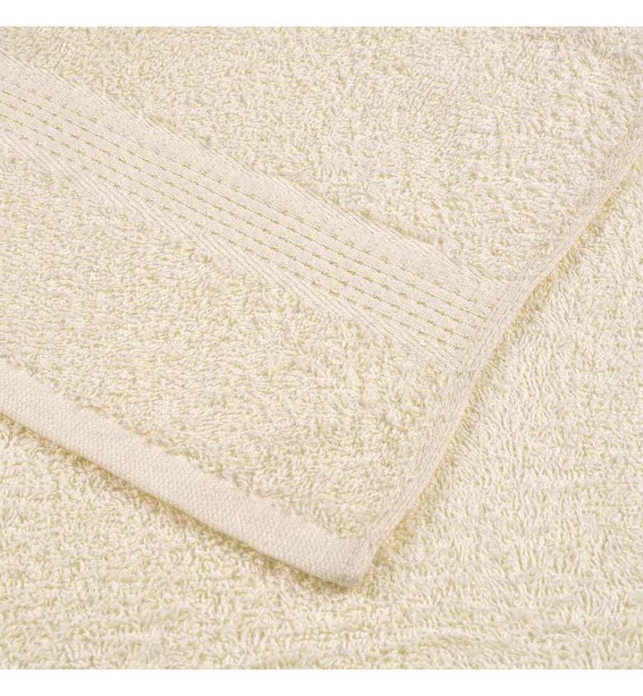 6-tlg. Handtuch-Set FROGN Creme 360 g/m²
