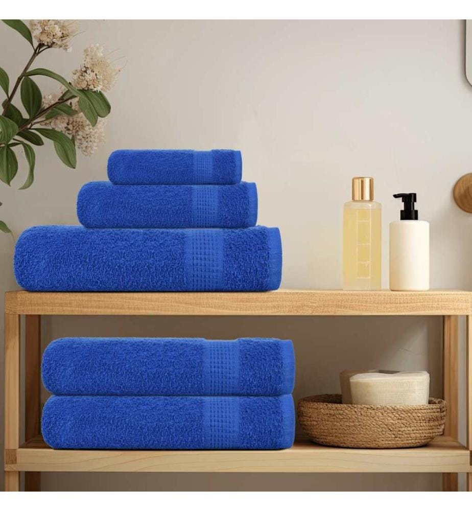 12-tlg. Handtuch-Set FROGN Blau 360 g/m²