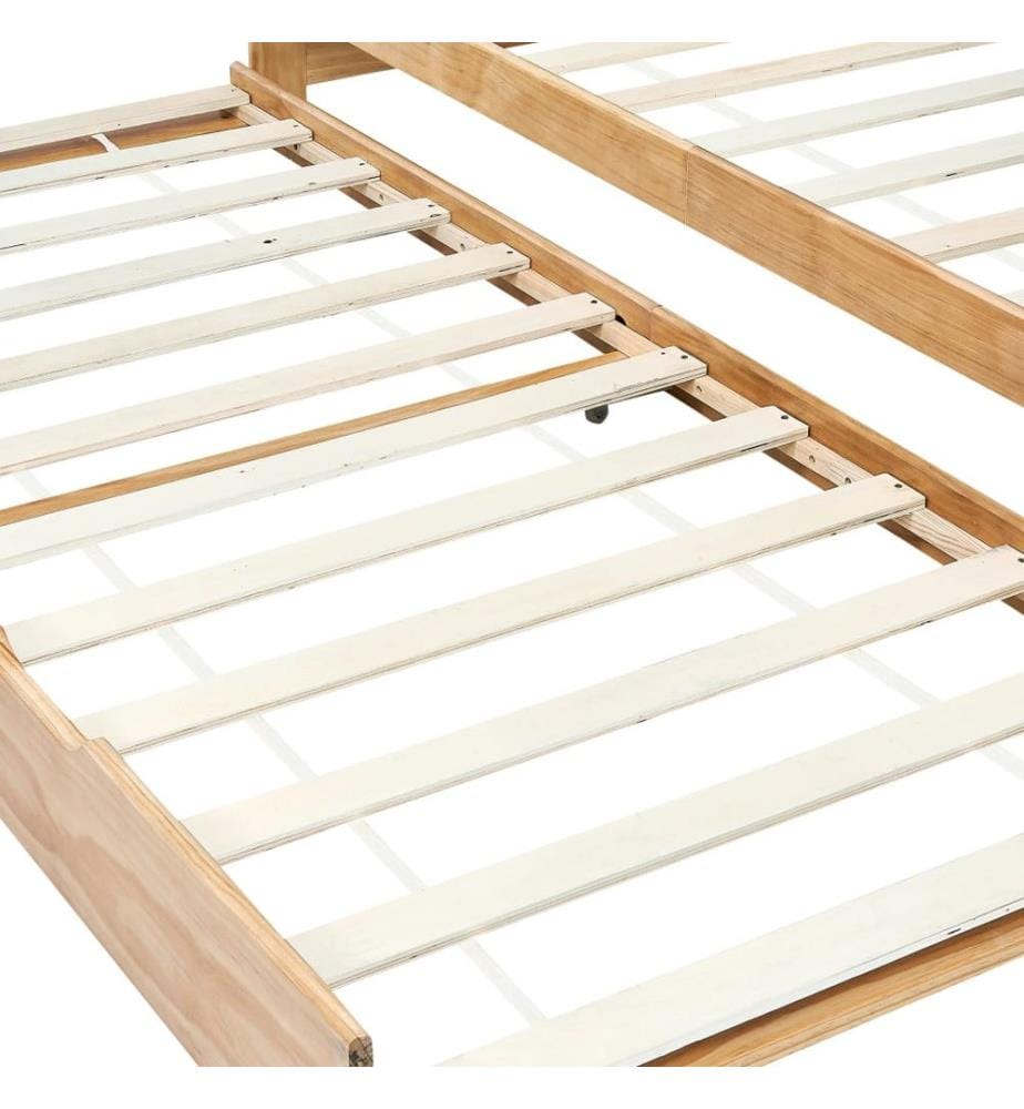 Ausziehsofa Bettgestell Kiefernholz 90×200 cm