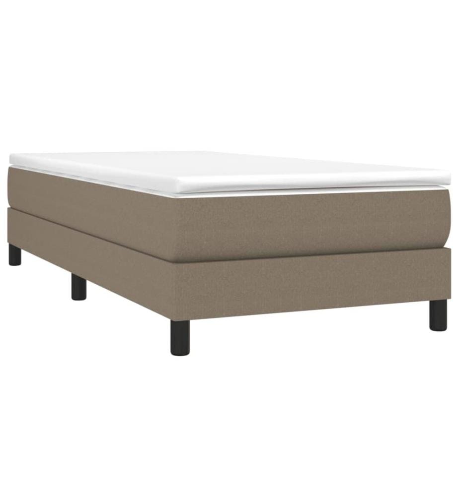 Boxspringbettgestell Taupe 80x200 cm Stoff
