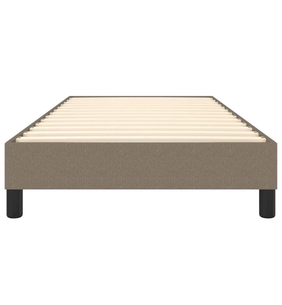 Boxspringbettgestell Taupe 80x200 cm Stoff