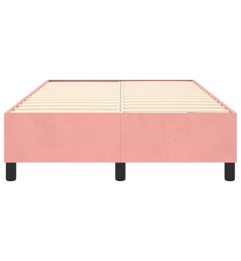 Boxspringbettgestell Rosa 120x200 cm Samt