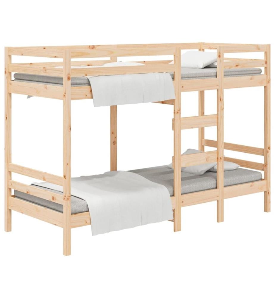 Lit superposé sans matelas 90x200 cm bois de pin massif