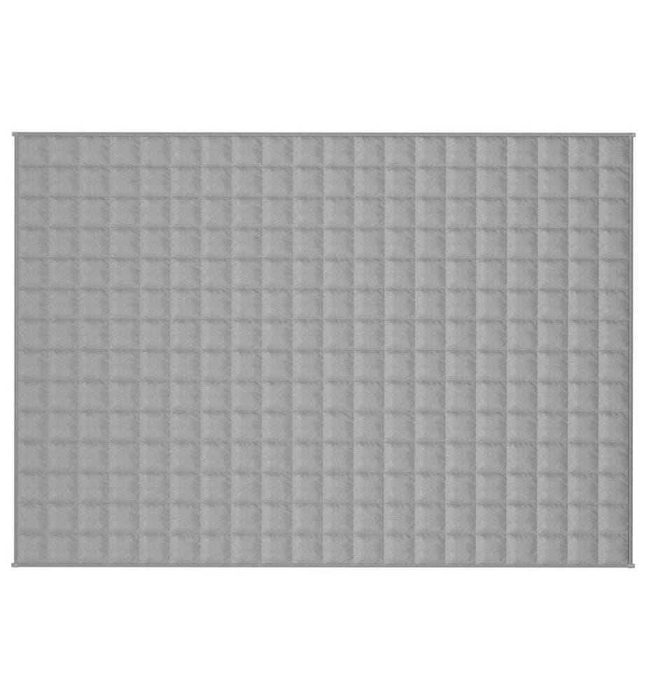 Gewichtsdecke Grau 140x200 cm 6 kg Stoff
