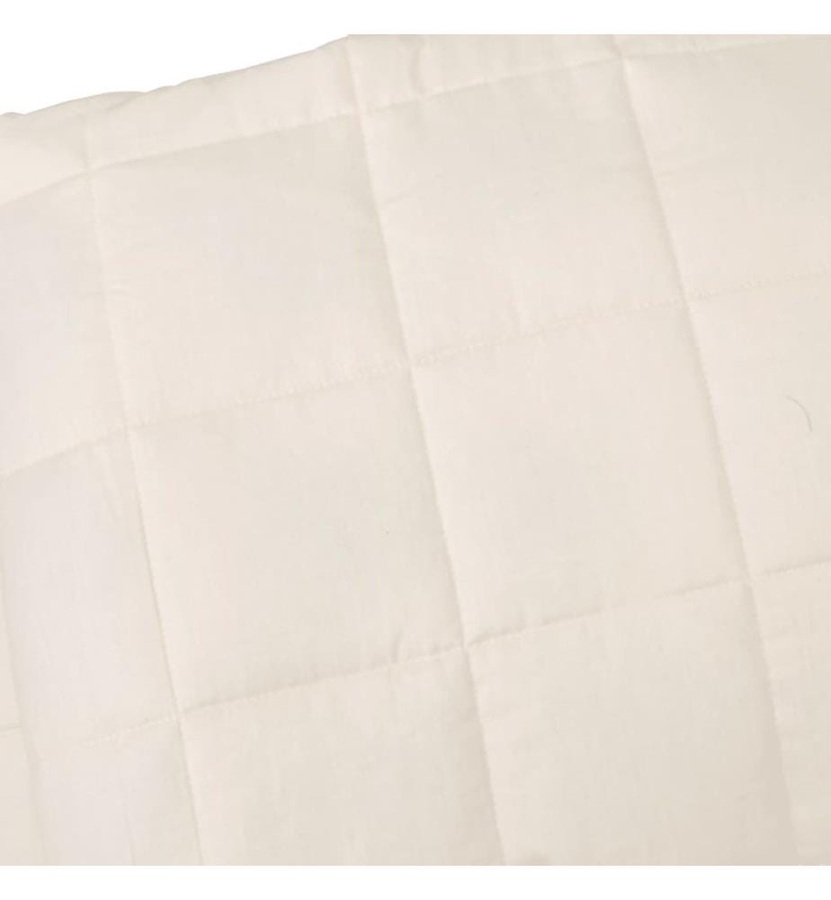 Gewichtsdecke Hellcreme 200x220 cm 13 kg Stoff