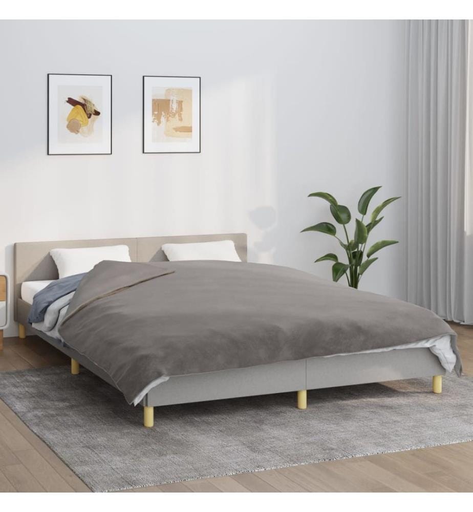 Gewichtsdecke mit Bezug Grau 200x230 cm 9 kg Stoff