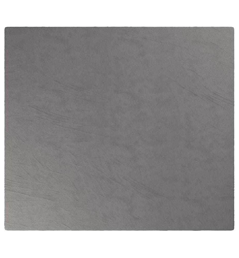 Gewichtsdecke mit Bezug Grau 200x230 cm 9 kg Stoff