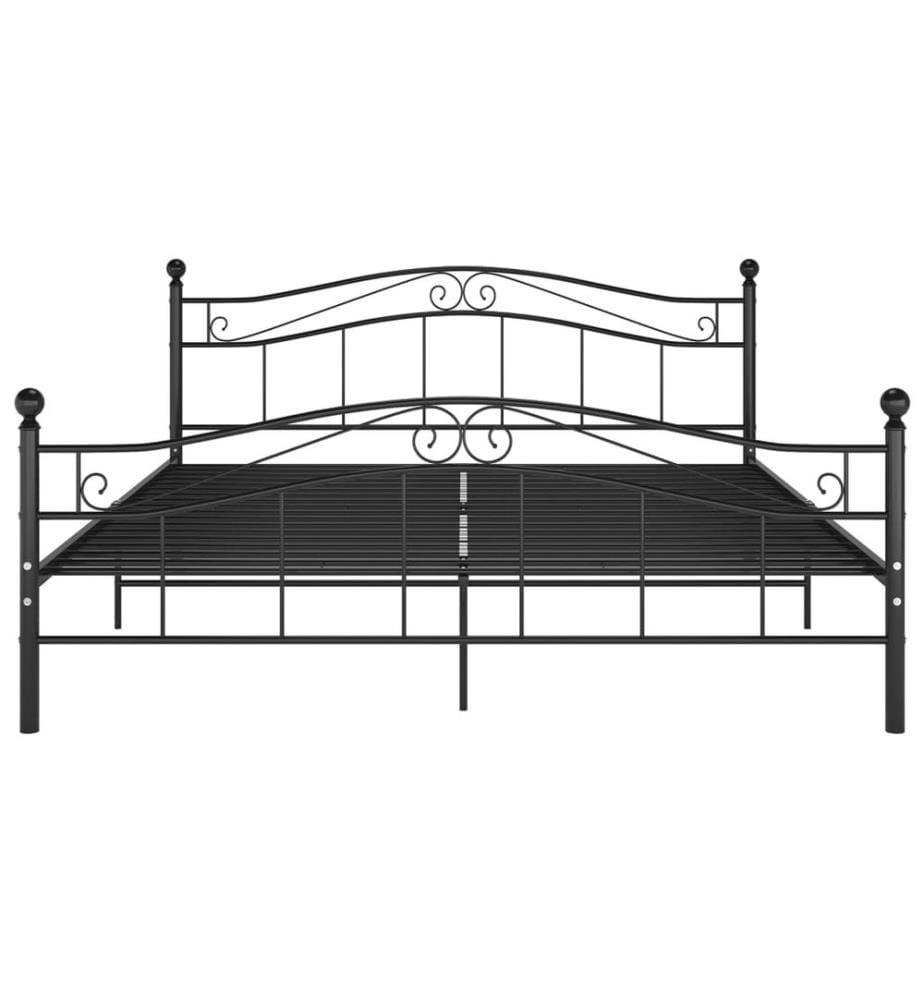 Bett Schwarz Metall 180x200 cm