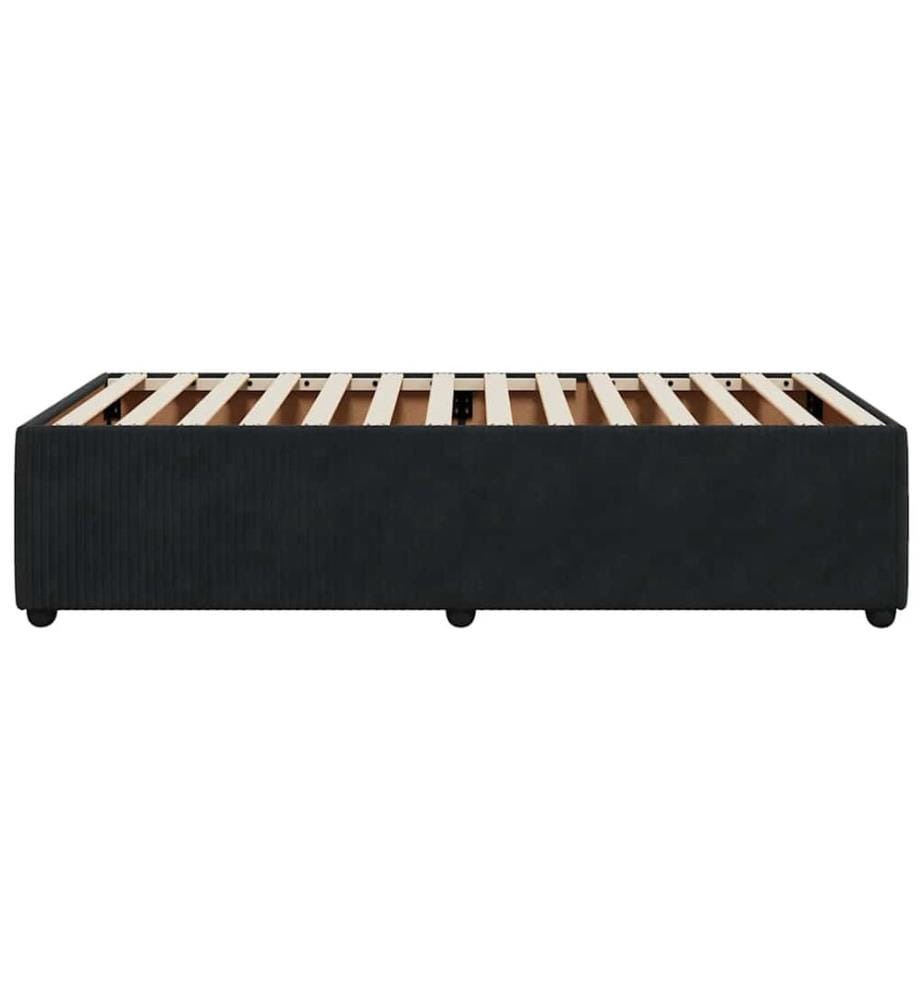 Bettgestell Schwarz 80x200 cm Samt