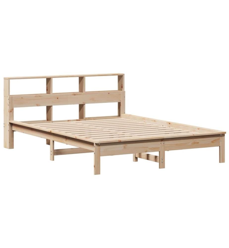 Cadre de lit sans matelas 160x200 cm bois massif de pin
