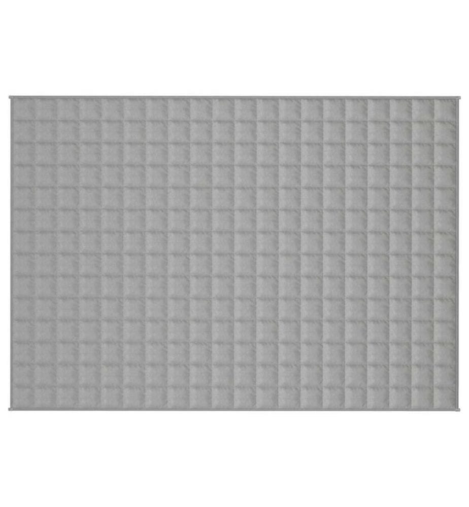 Couverture lestée Gris 138x200 cm 6 kg Tissu