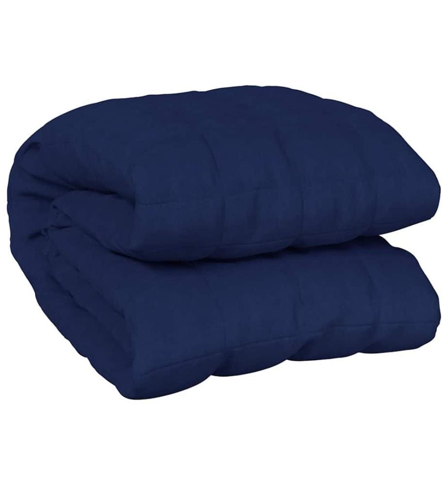 Gewichtsdecke Blau 120x180 cm 9 kg Stoff