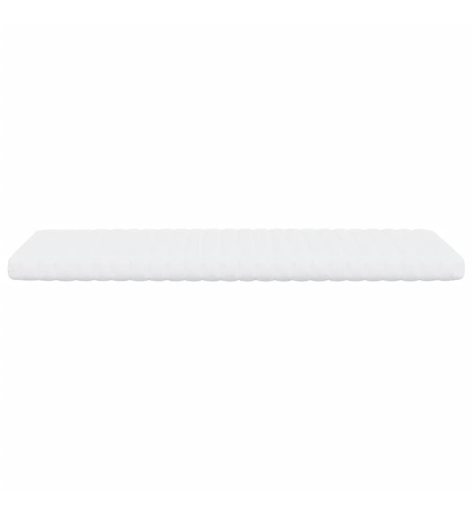 Schaumstoffmatratze Weiss 100x200 cm 7-Zonen Härtegrad 20 ILD
