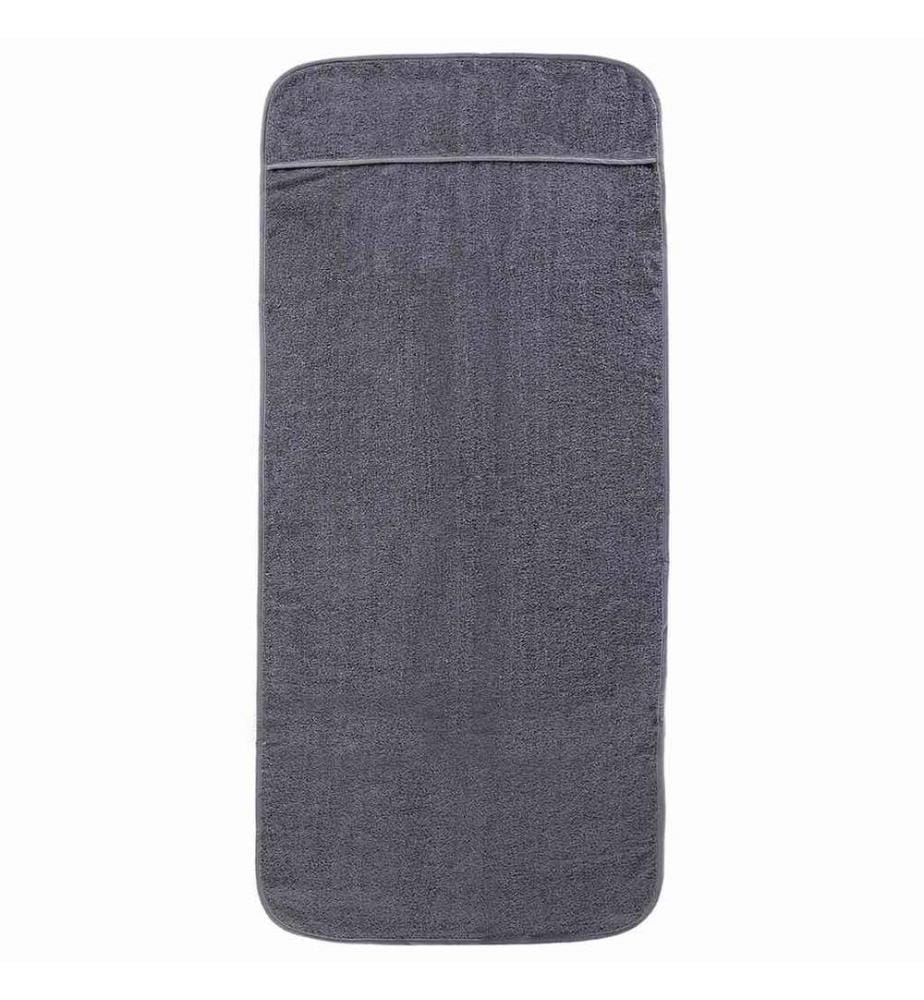 Strandtücher 2 Stk. Anthrazit 60x135 cm Stoff 400 GSM