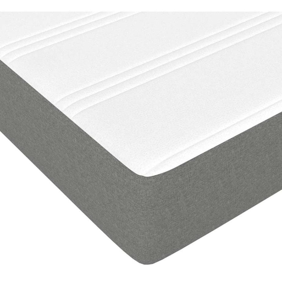 Matelas à ressorts ensachés pour enfants fermeté moyenne 80x160 cm tissu