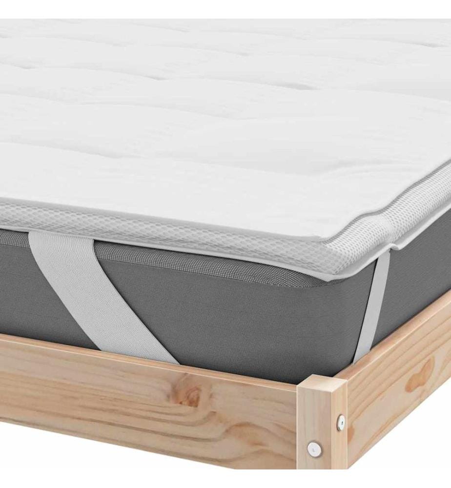 Protège-matelas blanc 140x190 cm
