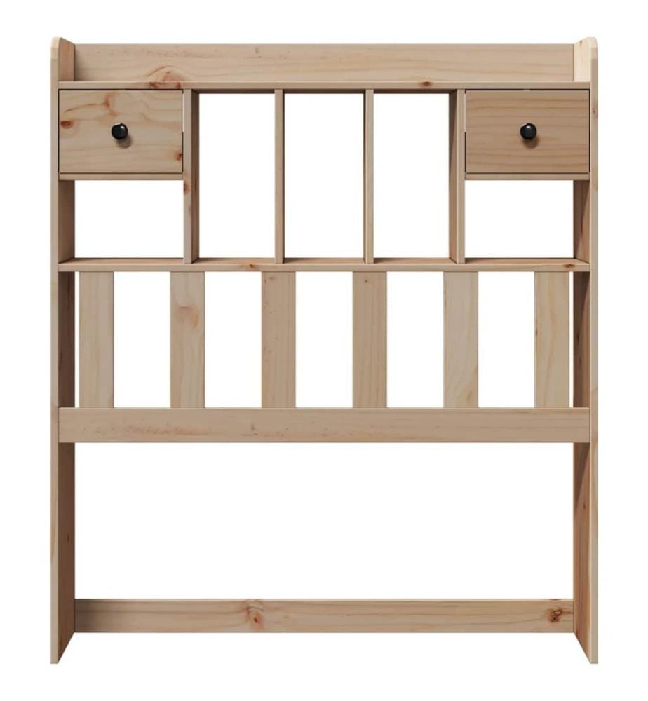 Tête de lit avec rangement 90 cm en bois de pin massif