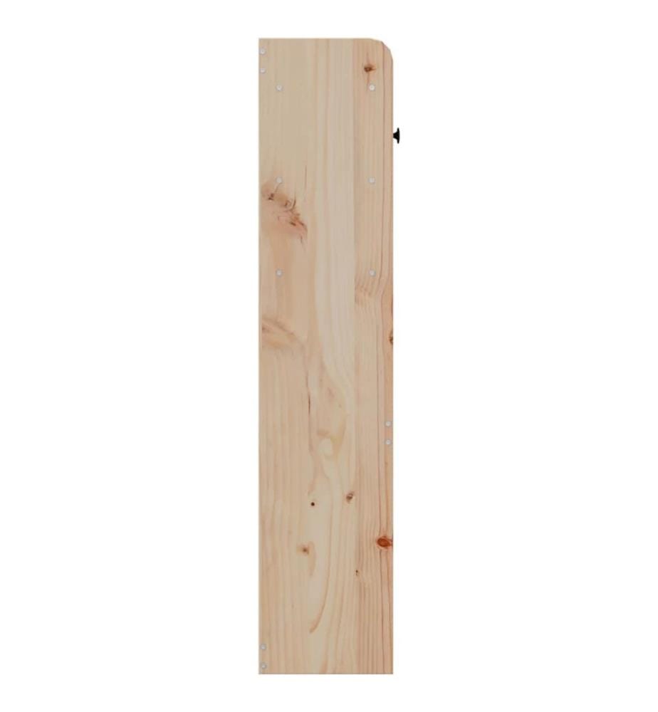 Tête de lit avec rangement 90 cm en bois de pin massif