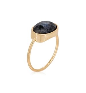 Bague Lisa - Gris et Doré