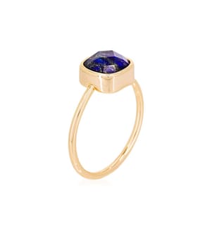 Bague Ella - Bleu et Doré