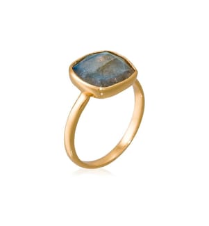 Bague Sia - Gris et Doré