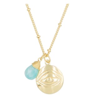 Collier Iva - Vert et Doré