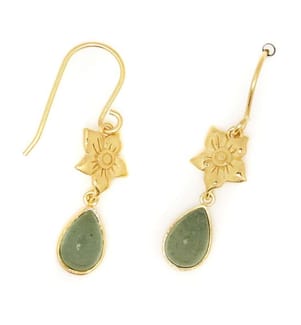 Orecchini Louisa - Verde e oro