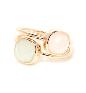 Bague - Vert et Rose