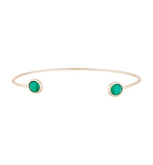Bracelet Aya - Vert et Doré