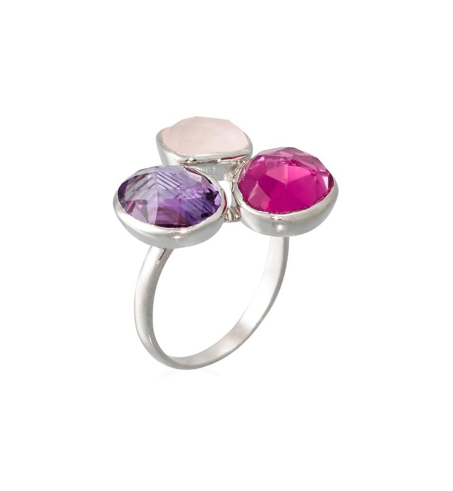Ring Cassie - Rosa und Violett