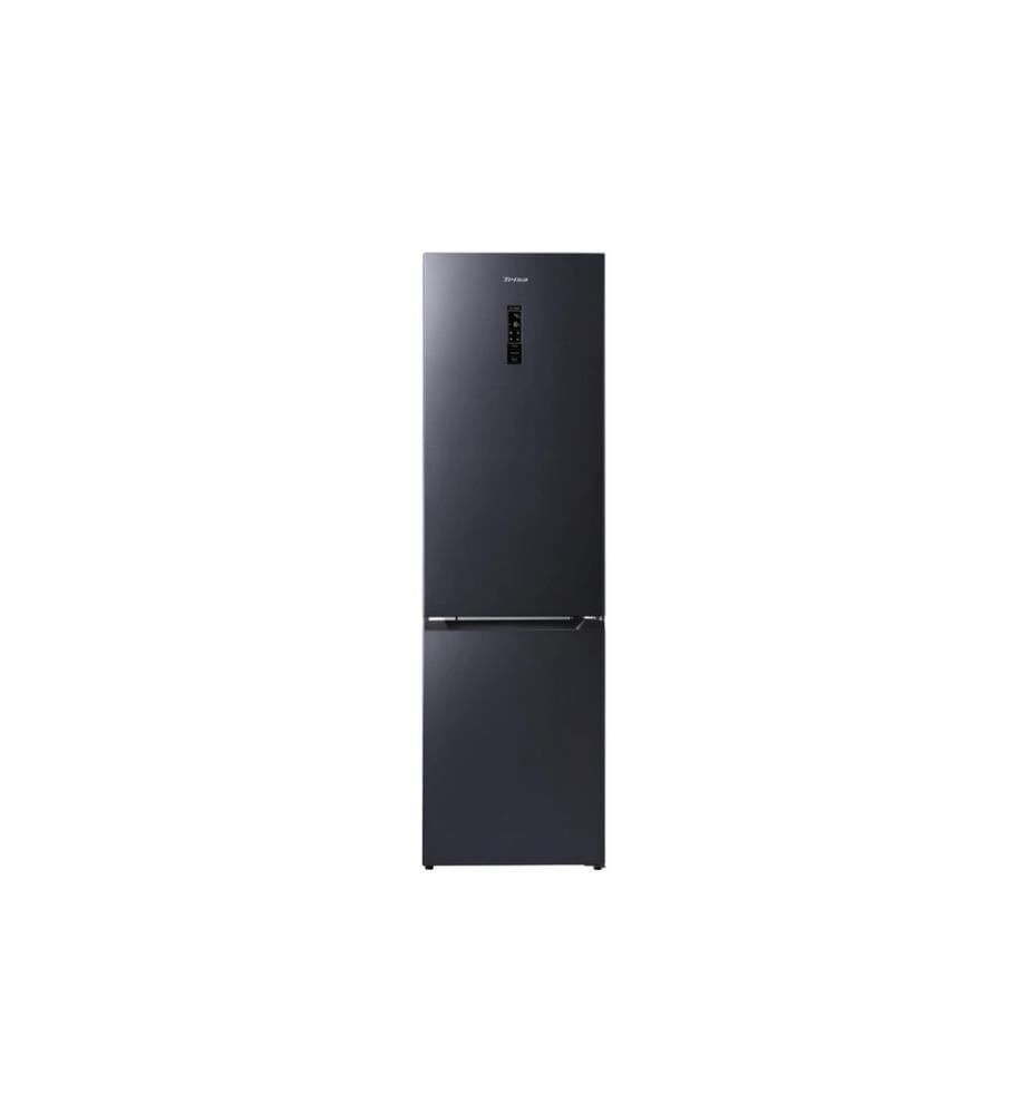 TRISA - Réfrigérateur congélateur Noir, Changeable, Droite