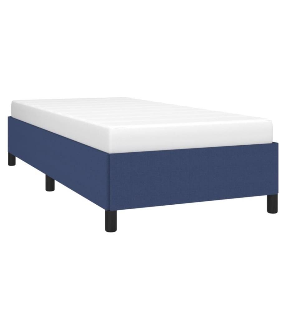 Bettgestell Blau 80x200 cm Stoff
