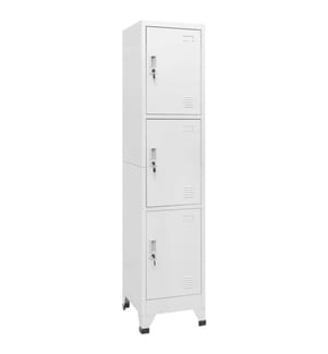 Schliessfachschrank mit 3 Fächern 38x45x180 cm