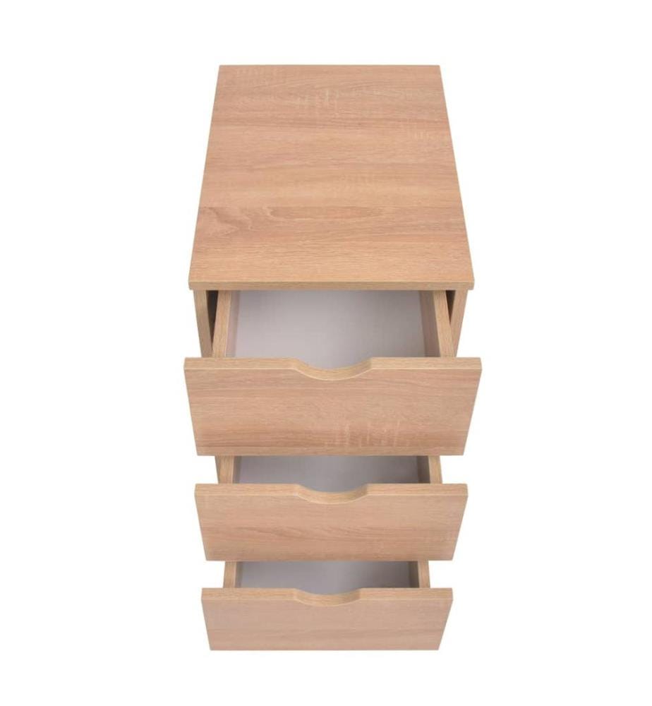 Schubladenelement 33×45×60 cm Eichenbraun