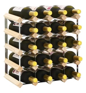 Weinregal für 20 Flaschen Massivholz Kiefer