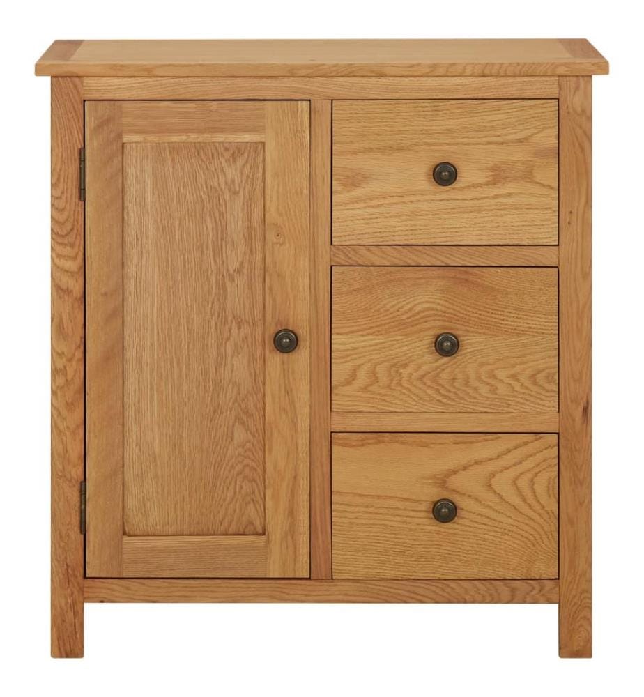 Küchenschrank 70x35x75 cm Massivholz Eiche