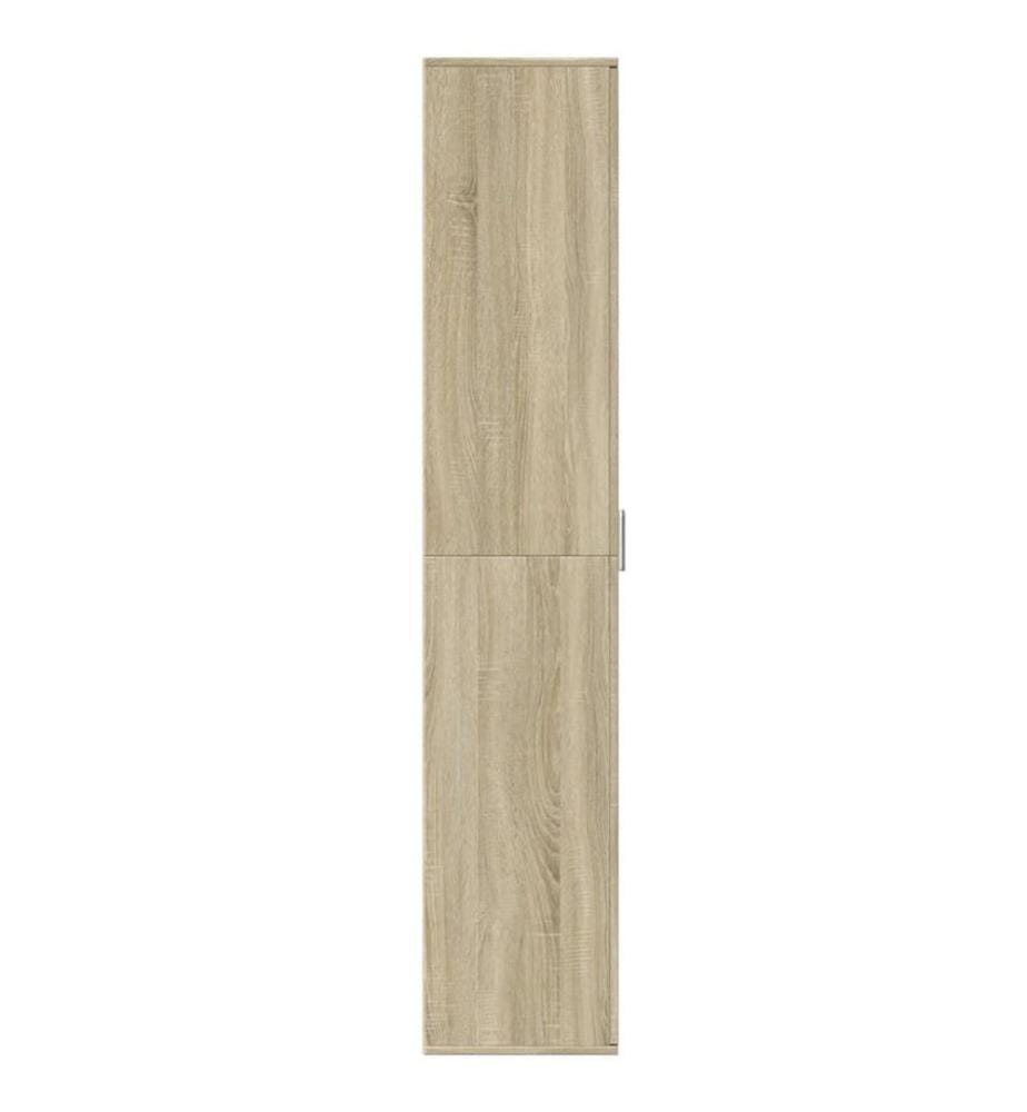 Highboard Sonoma-Eiche 60x35x180 cm Holzwerkstoff