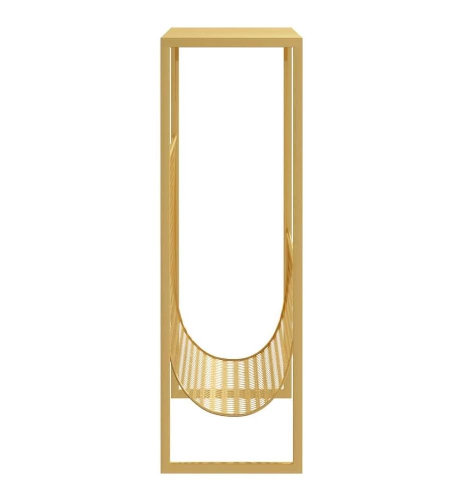 Porte-revue Doré 35x15x45 cm Acier