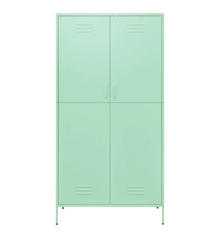 Garde-robe Vert menthe 90x50x180 cm Acier