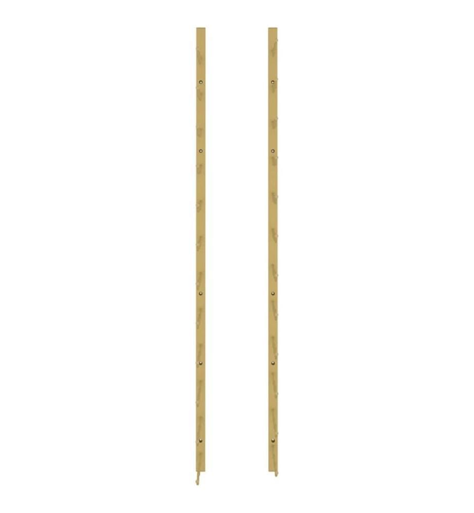 Wand-Weinregal für 36 Flaschen Golden Eisen