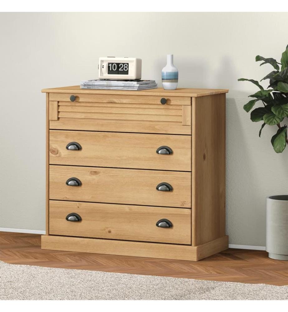Kommode VIGO 80x40x76 cm Massivholz Kiefer