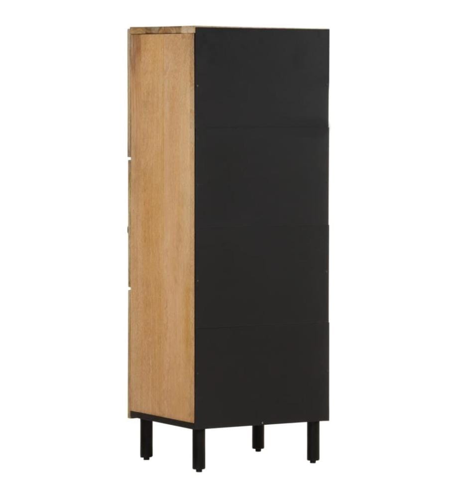 Armoire latérale 40x33x110 cm bois massif de manguier