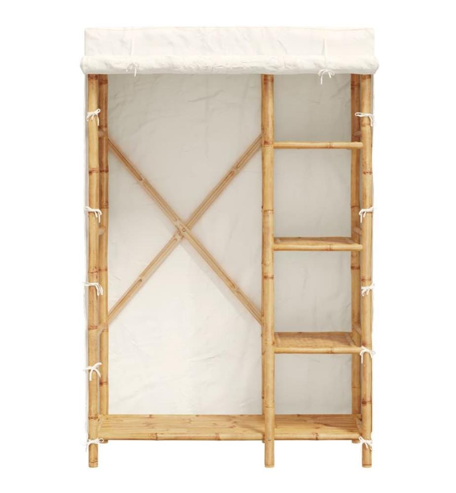 Kleiderschrank 110x45x170 cm Bambus