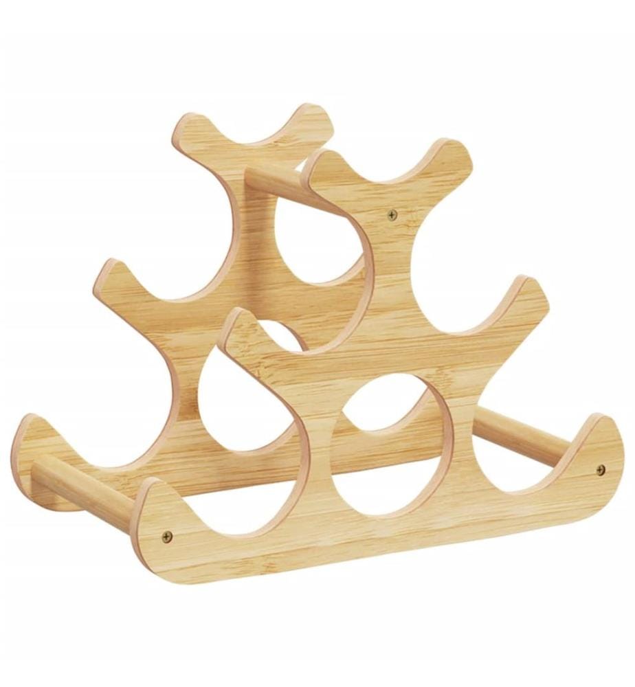 Weinregal für 6 Flaschen 35x18x25,5 cm Bambus