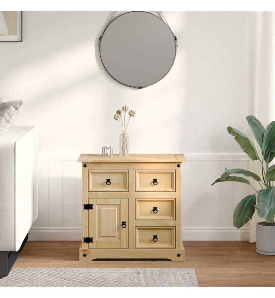 Buffet Corona 80x40x75 cm bois massif de pin