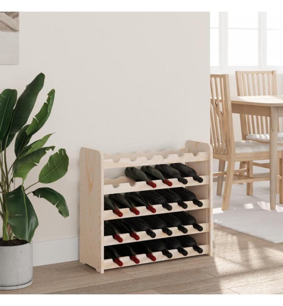 Casier à vin 67,5x25x60 cm Bois de pin massif