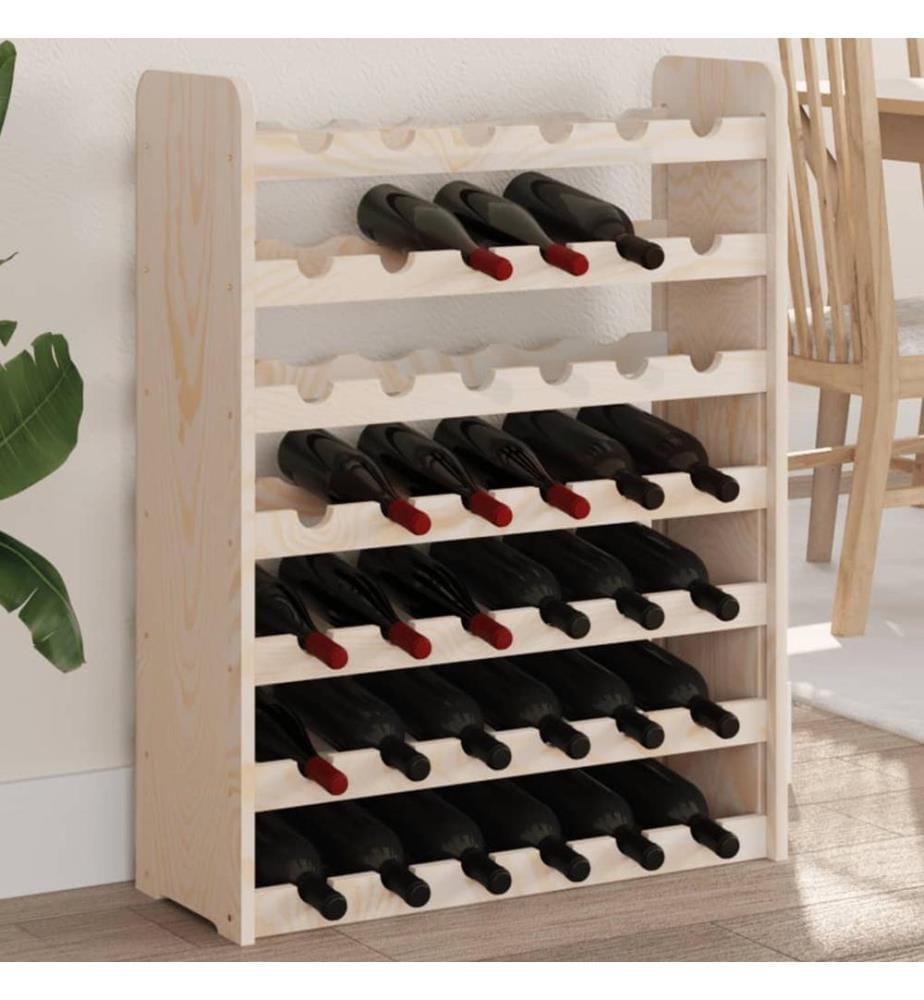 Casier à vin 67,5x25x87 cm Bois de pin massif