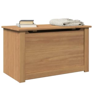 Truhe mit Deckel Panama 79x42x46 cm Massivholz Kiefer