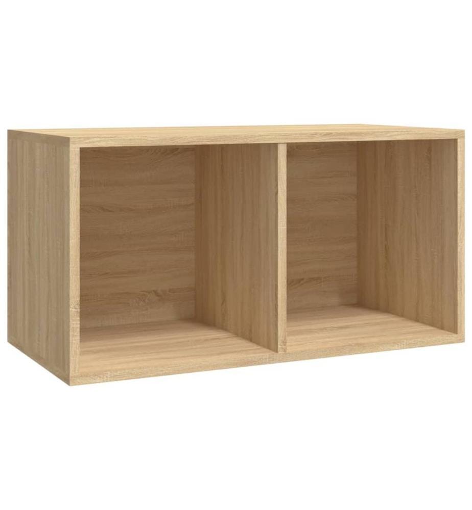 Schallplatten-Aufbewahrungsbox Sonoma Eiche 71x34x36 cm